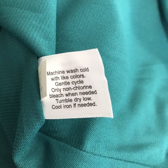 Lane Bryant Midi Dress Womens Plus Size 18 Teal Laser Cut Pleated NWT‎ - Picture 11 of 14